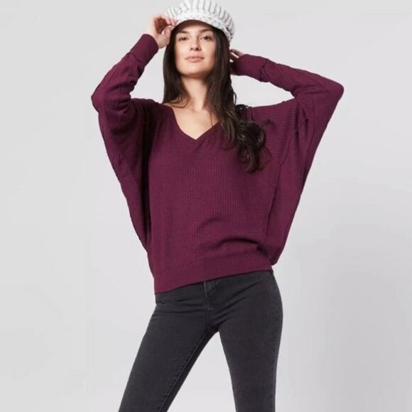 Free People Tops - Free People Santa Clara Waffle Knit Thermal